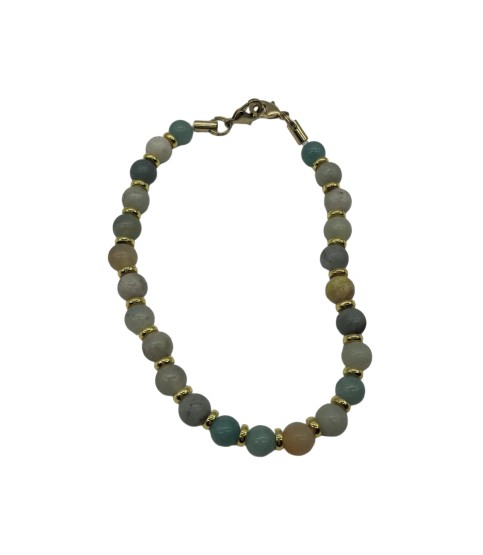 Natural Stone Phone Charm,Blue Beaded Healing Phone Wrist Strap, Handmade Cellphone Chain