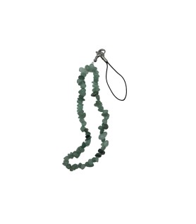 Green Phone Chain Phone Wrist Strap Natural Gemstone Phone Charms Beaded Phone Strap For Women Girls