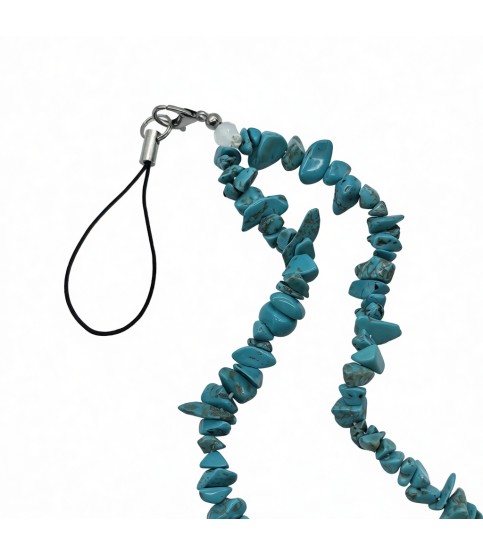 Green Phone Chain Phone Wrist Strap Natural Gemstone Phone Charms Beaded Phone Strap For Women Girls