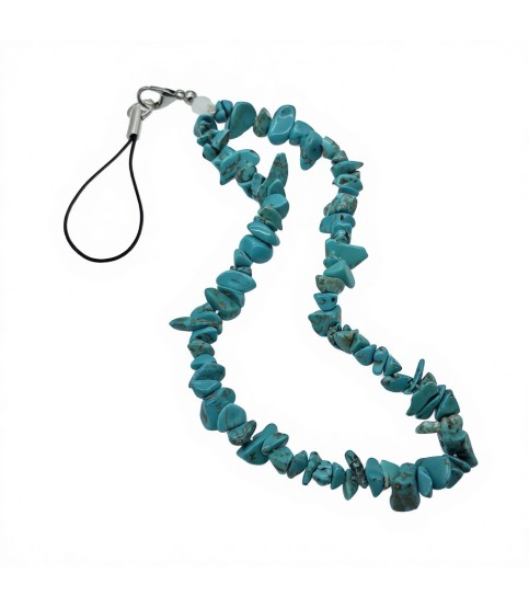 Green Phone Chain Phone Wrist Strap Natural Gemstone Phone Charms Beaded Phone Strap For Women Girls