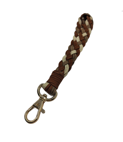 Brown Boho Macrame Phone Wrist Strap Handmade Wrist Strap Lanyard Women Men Wrist Lanyard For Keys