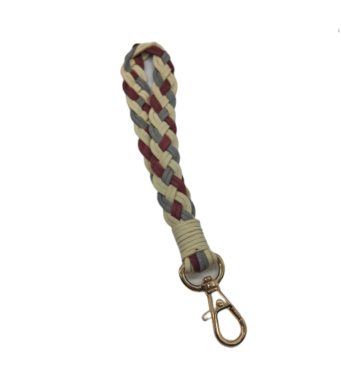 Red Boho Macrame Phone Wrist Strap Handmade Wrist Strap Lanyard Women Men Wrist Lanyard For Keys