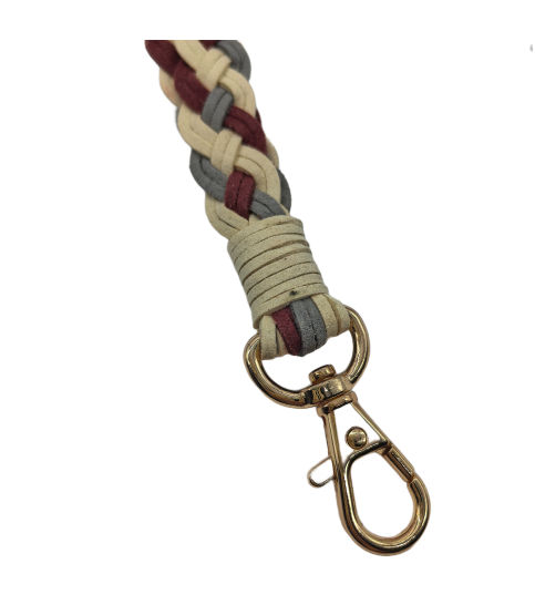 Red Boho Macrame Phone Wrist Strap Handmade Wrist Strap Lanyard Women Men Wrist Lanyard For Keys