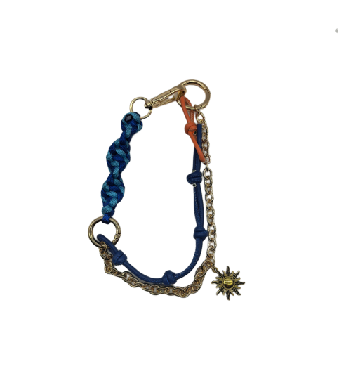 Blue Bag Charm Key Chain Purse Accessories Phone Wrist Strap