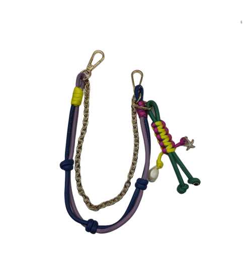 Cute Robot Bag Charm Key Chain Purse Accessories Phone Wrist Strap