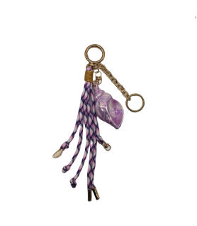 Purple Sea Snail Bag Charm Key Chain Purse Accessories Phone Wrist Strap