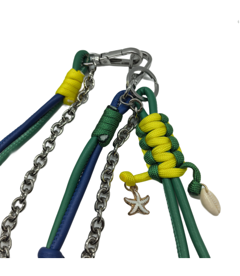 Cute Robot Bag Charm Key Chain Purse Accessories Phone Wrist Strap