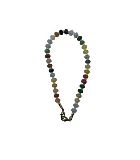 Handmade Natural Gemstone Crystal Beaded Charm Cell Phone Camera Lanyard, Hands-Free Wrist Strap, Phone Chain String