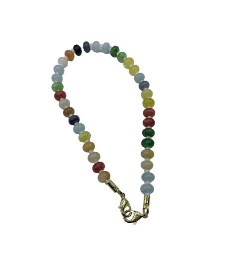 Handmade Natural Gemstone Crystal Beaded Charm Cell Phone Camera Lanyard, Hands-Free Wrist Strap, Phone Chain String
