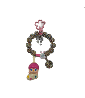 Keychain With Cute Sock, Cute Charm For Key Handbag Backpack