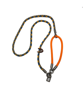 Universal Phone Case Crossbody Chain, Orange Durable Long Braided Rope Phone Strap