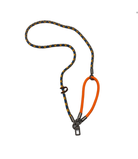 Universal Phone Case Crossbody Chain, Orange Durable Long Braided Rope Phone Strap