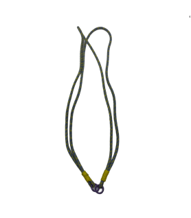 Universal Phone Case Crossbody Chain, Yellow Durable Long Braided Rope Phone Strap, Double-Loop Neck Phone Chain