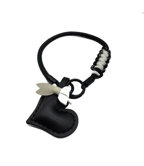 Heart Phone Wrist Strap Braided Wrist Strap Lanyard Charm For Handbag